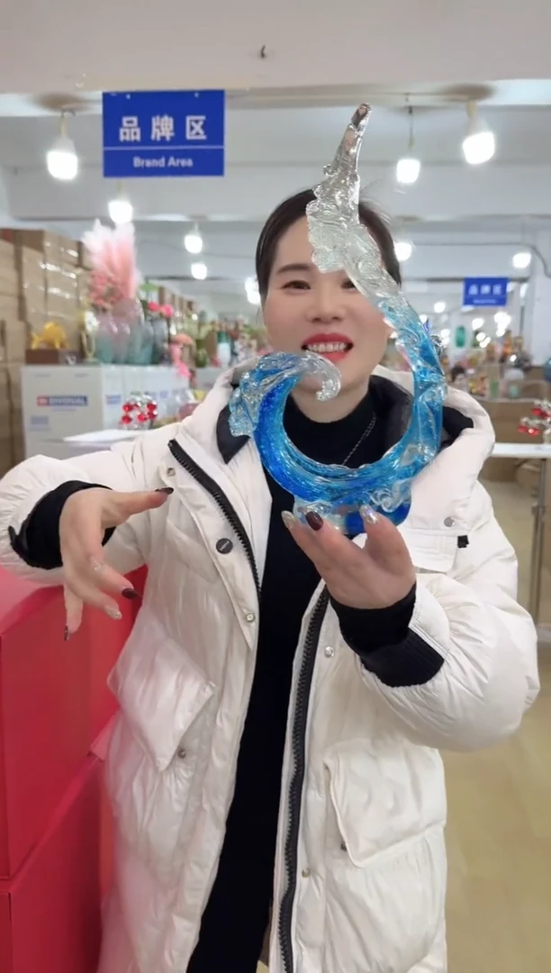 【闪购商品】无铅玻璃美全花器-l-早4