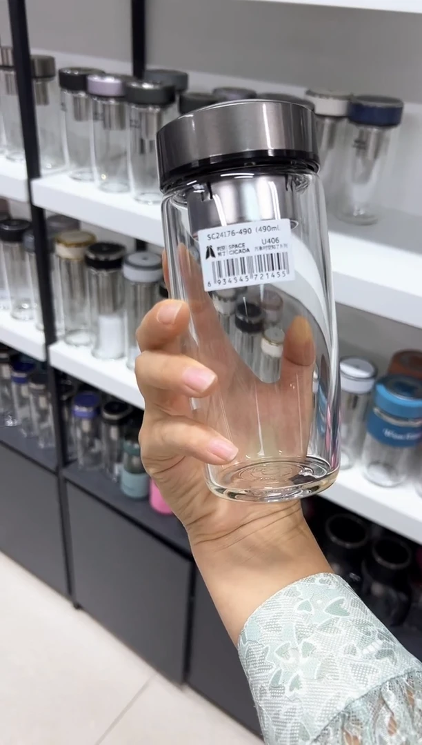 高硼硅玻璃盖子款万象单层U406-490ML