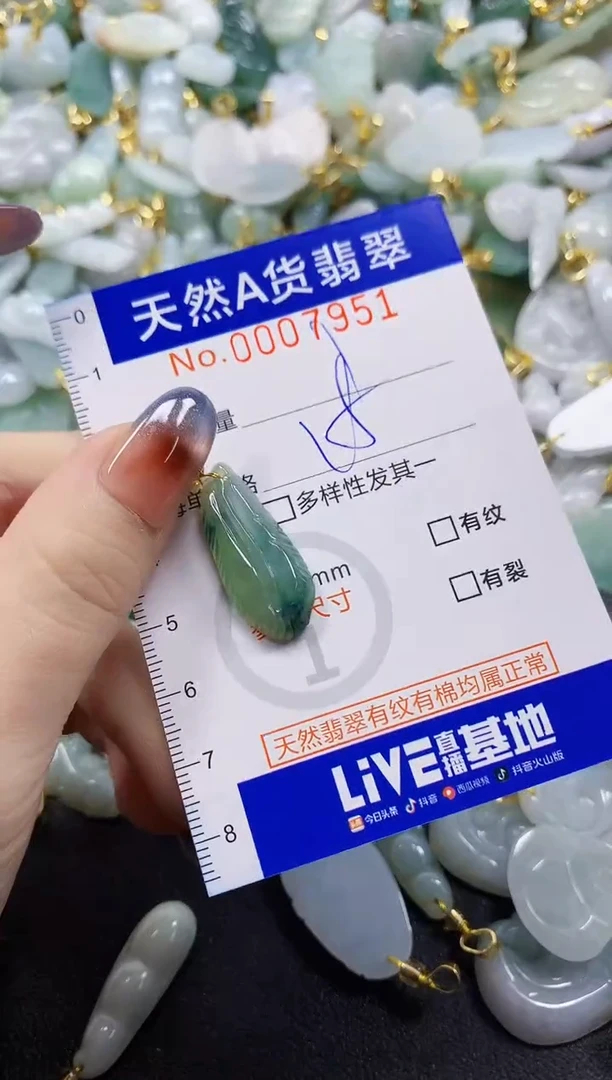 颈饰未镶嵌翡翠天然A货翡翠