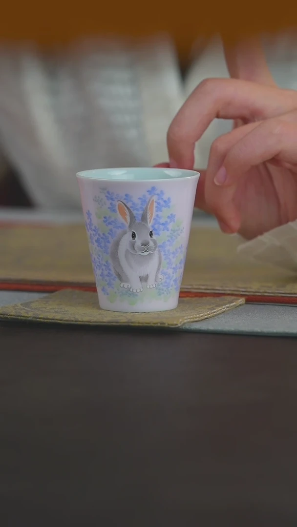 景德镇手工手绘主人杯