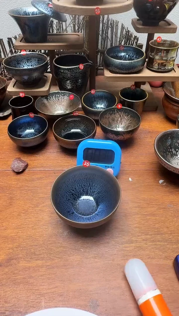 茶盏淬*35号建盏工匠茶器
