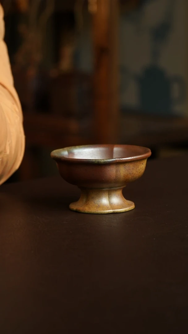茶杯紫砂44号 柴烧主人杯 宜兴紫砂原矿作品