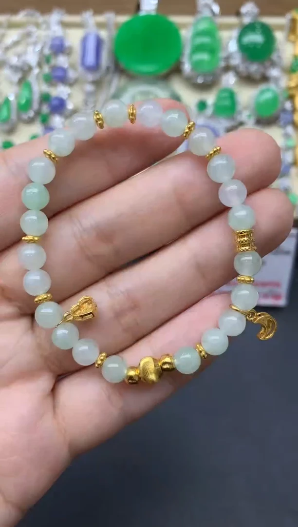 未镶嵌手链翡翠356-中国好珍宝
