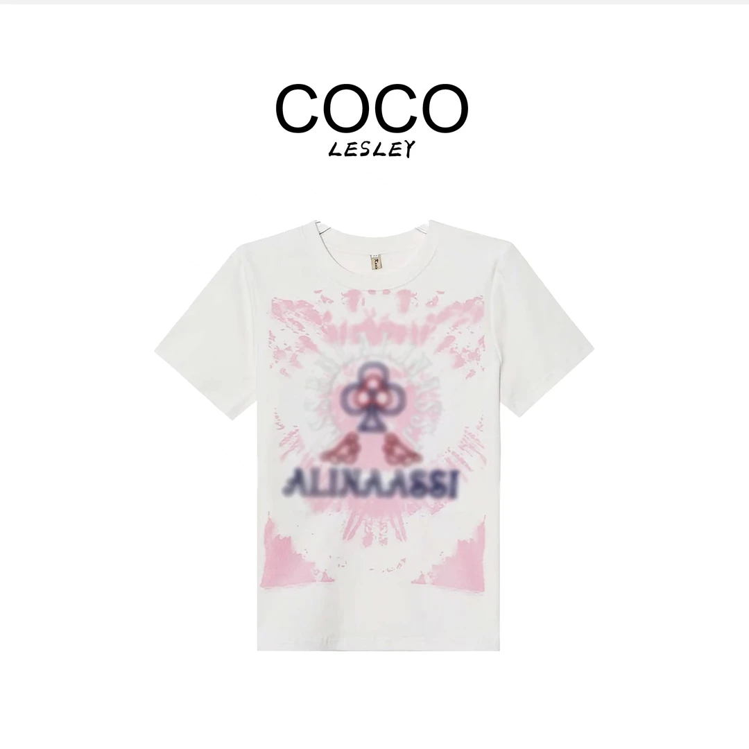 【 COCO LESLEY】A97539新款洋气百搭休闲短袖