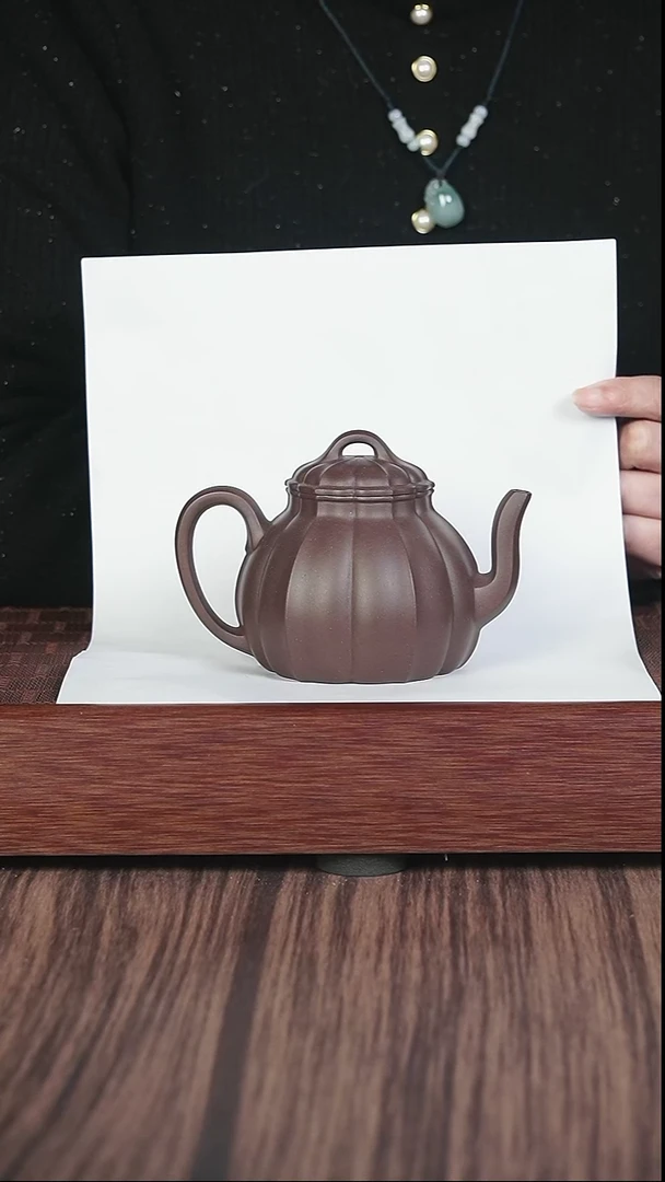 【闪购商品】紫砂茶壶筋纹 底槽清 水仙