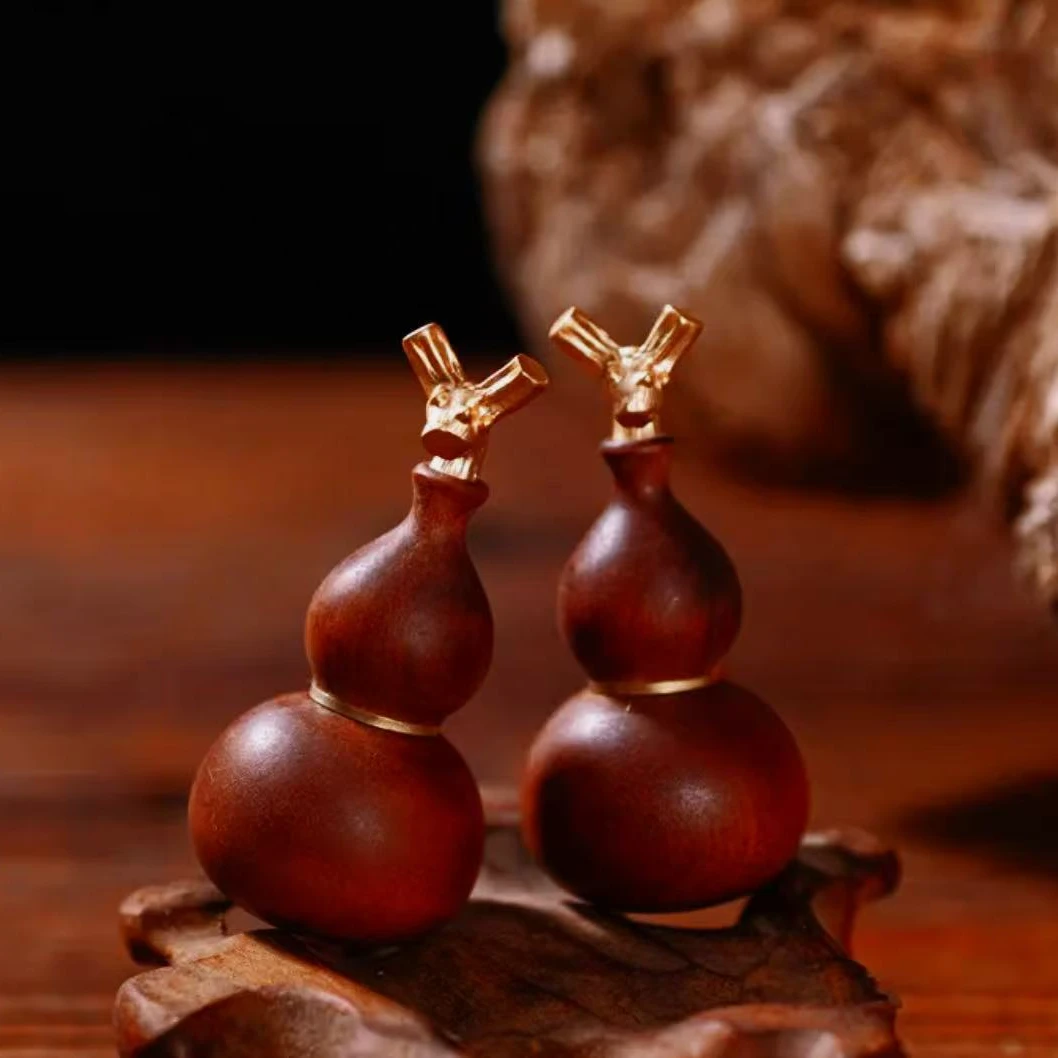 龙头葫芦枣木木雕