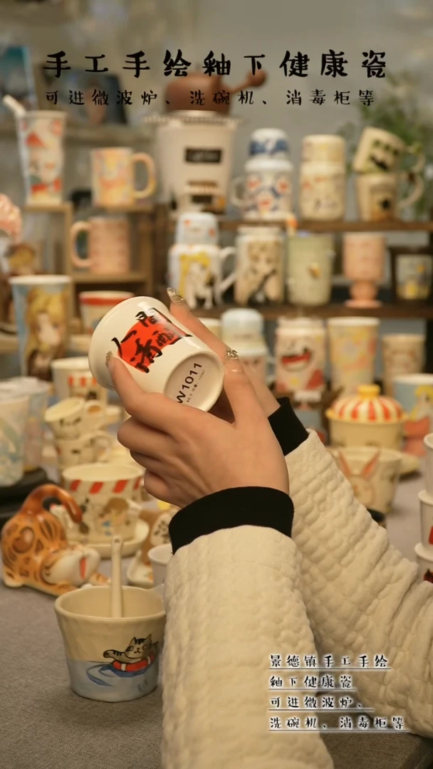 【闪购商品】杯景德镇手工手作陶瓷@W1011