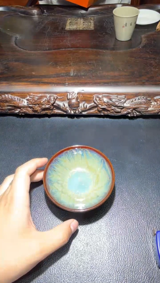 茶盏赵书全乌金蓝15