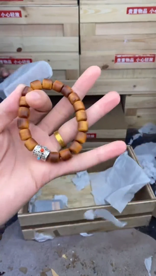 缘圆文玩阁崖柏手串链接@@ys1522