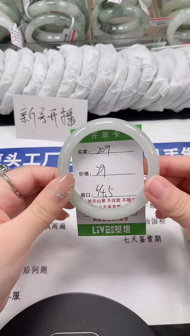 未镶嵌手镯石英质玉209-53/54