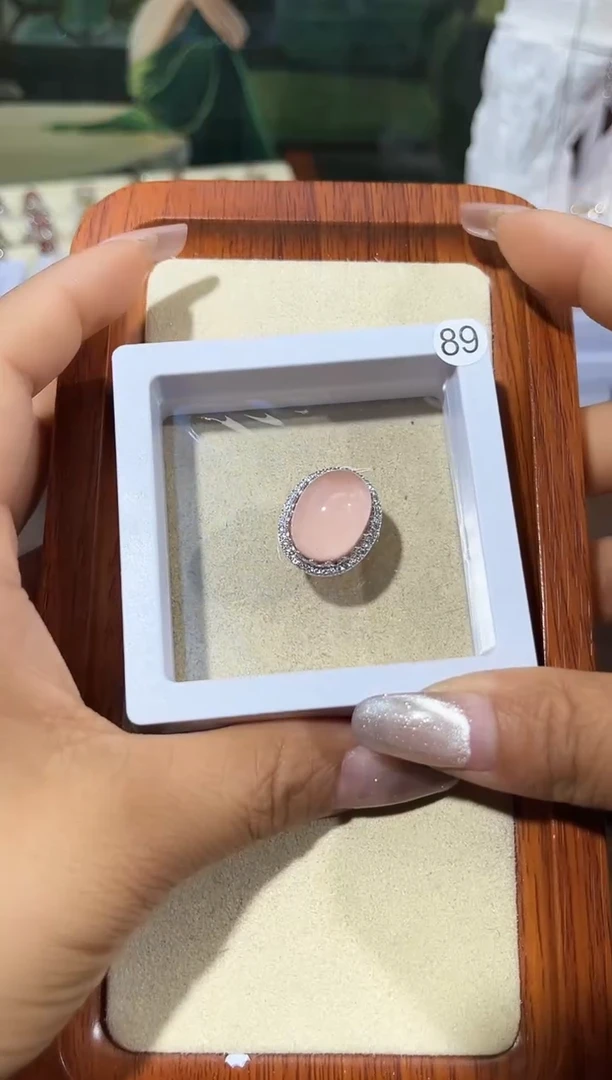 【闪购商品】水晶戒指银S925镶嵌定制