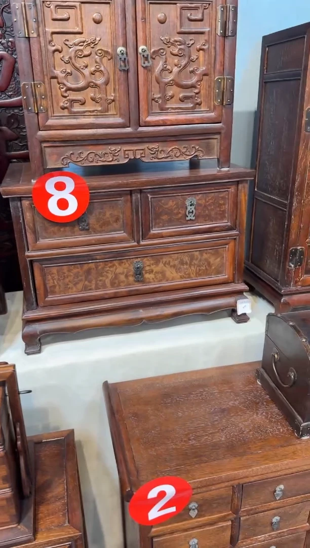 木花梨 小矮柜 炕柜