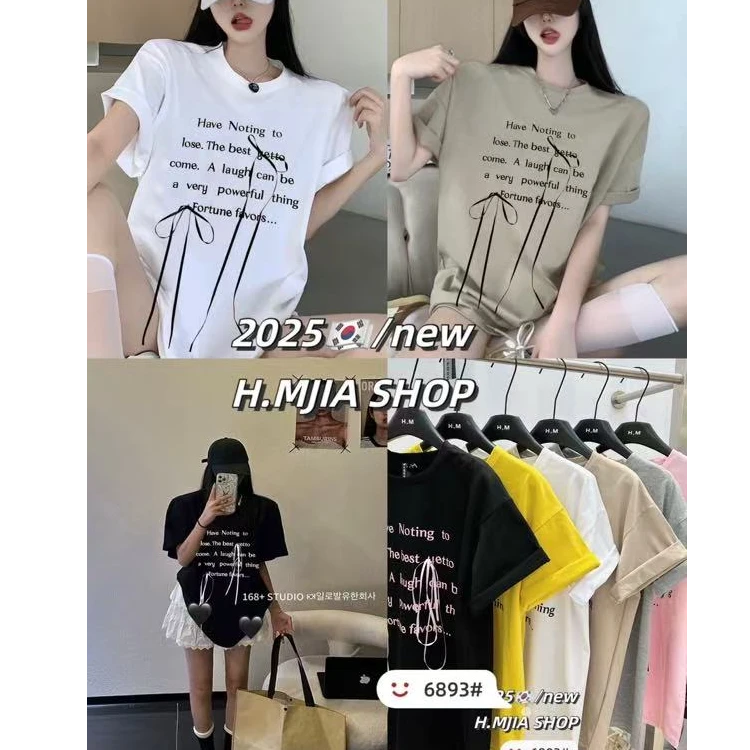 王永家~夏款大版英文字母T恤6893