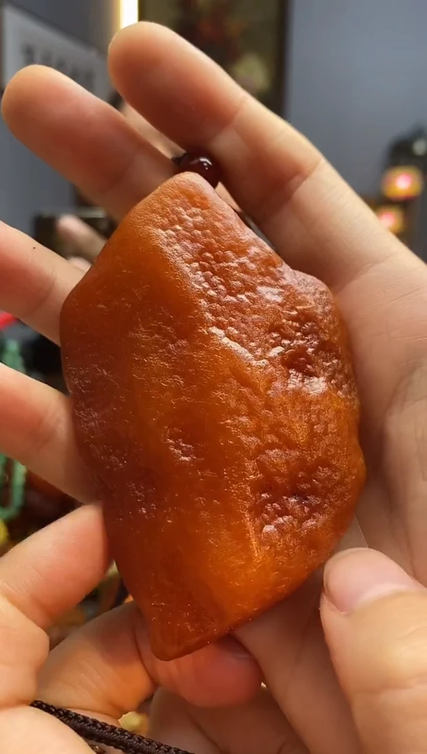 琥珀颈饰未镶嵌吊坠