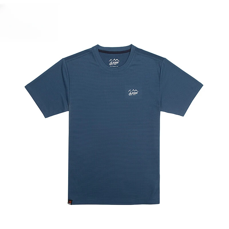 Ozark/奥索卡户外短袖T恤男夏季拼接透气舒适圆领359545