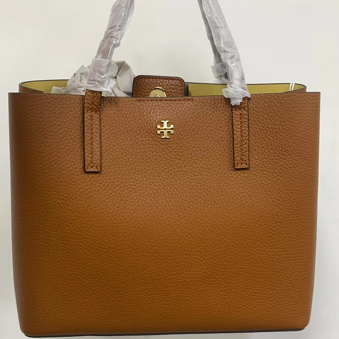 未使用 TORY BURCH/汤丽柏琦 TB皮革 托特包【静文】BGK401560003