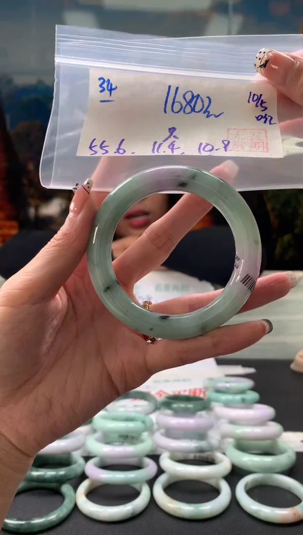 翡翠手镯未镶嵌翡翠手镯 下单联系小耳机#34