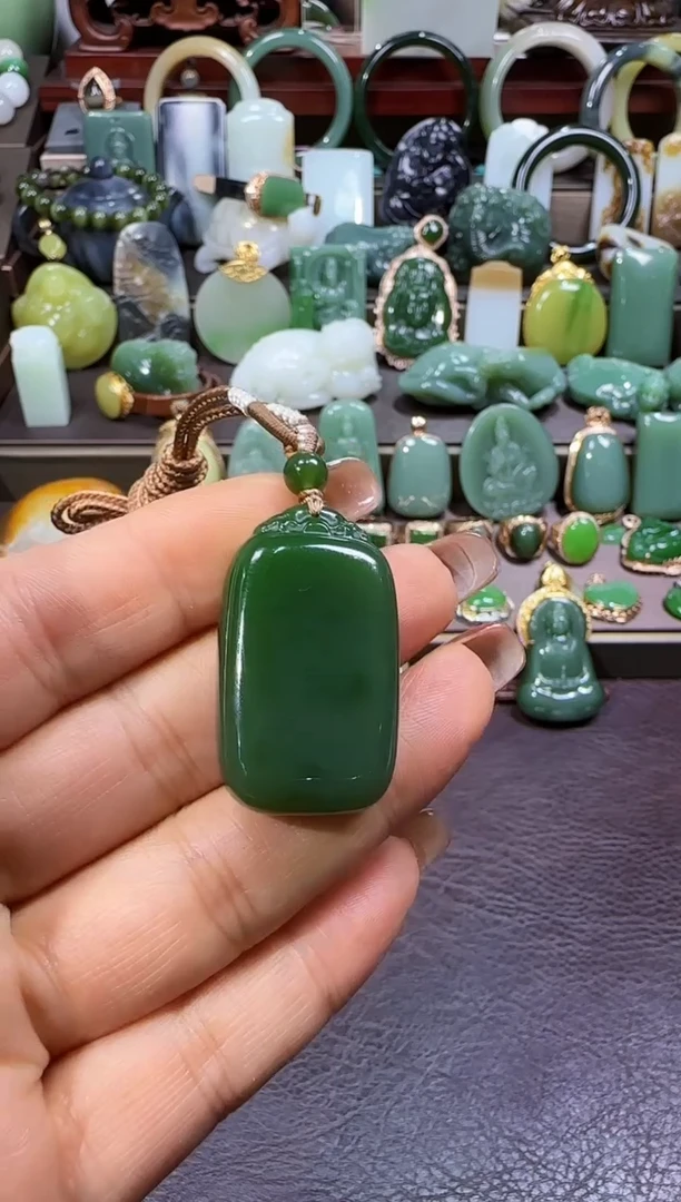 未镶嵌和田玉挂件 【宏1218】50