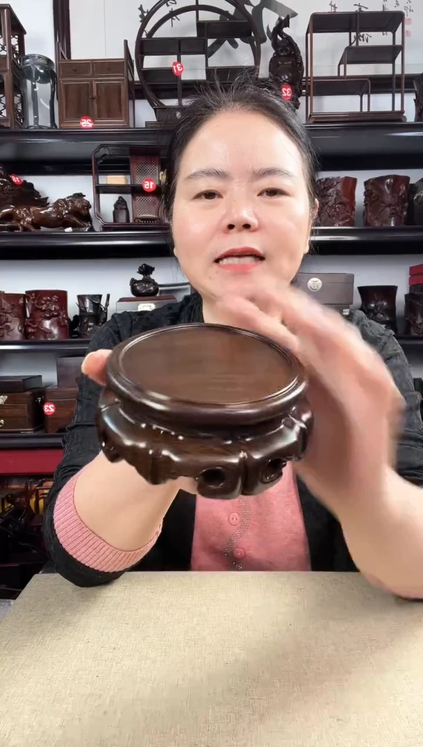 木旋转如意老李红木工艺品