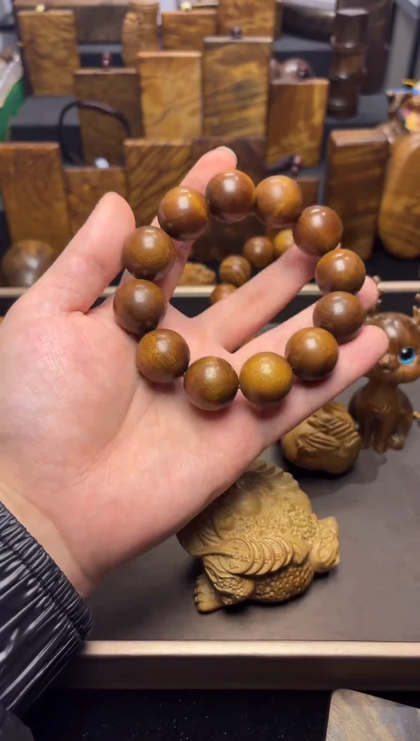 【闪购商品】楠木（金丝楠）其他2.0红油老料手串59