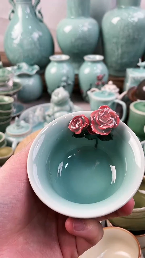 【闪购商品】手工捏花 福利款 慧仙青瓷 瓷器