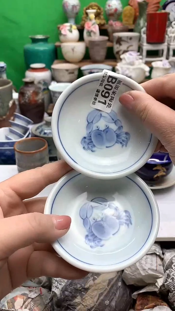 【闪购商品】盖碗海外回流瓷器