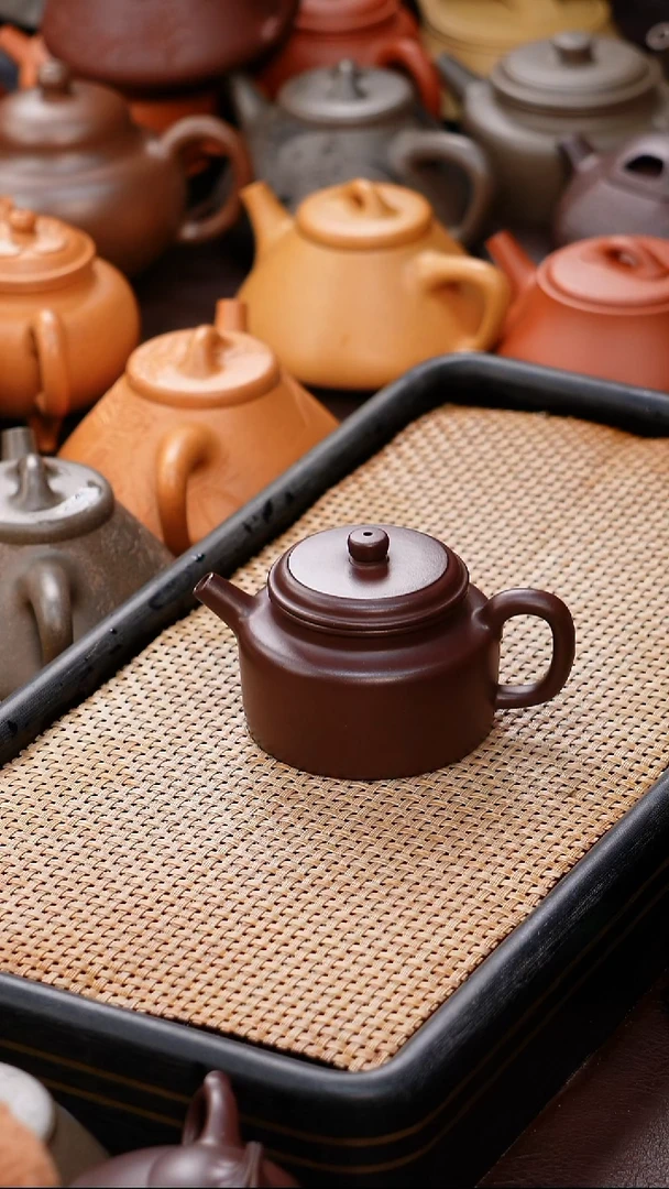 茶壶紫砂德钟120cc紫泥