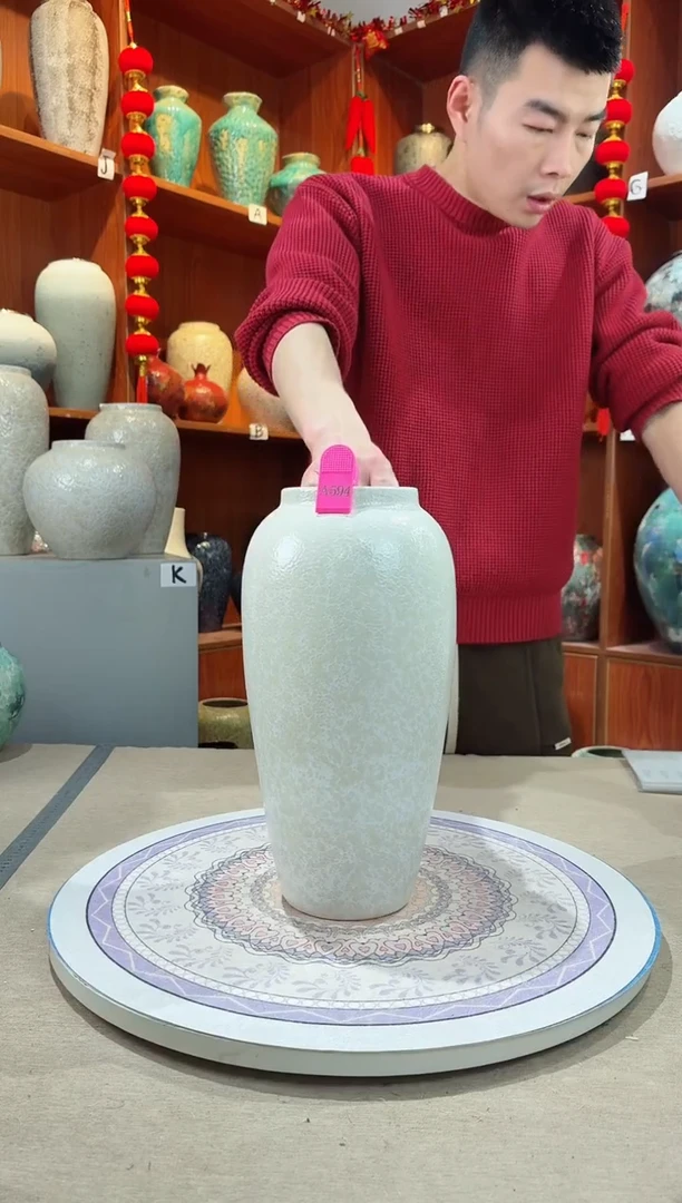 【闪购商品】瓶陶瓷花瓶 无花 微瑕 a594