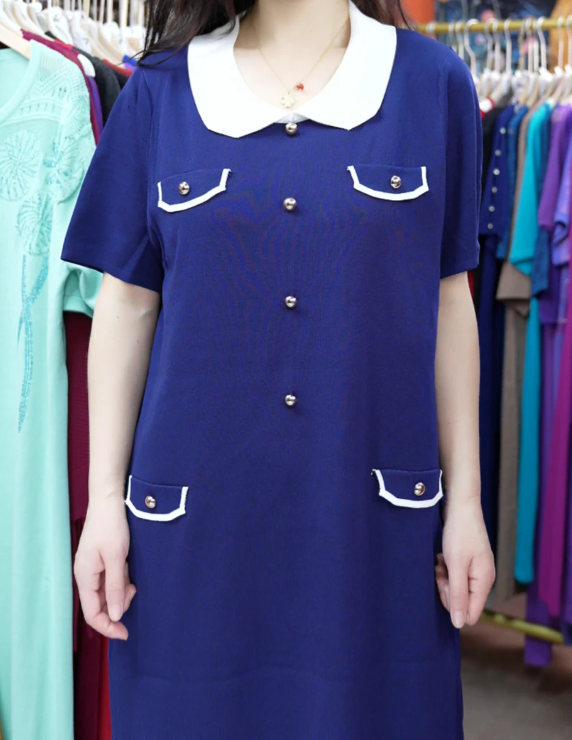 351-400新款百搭显瘦连衣裙