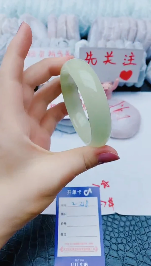未镶嵌手镯石英质玉z218+60-61