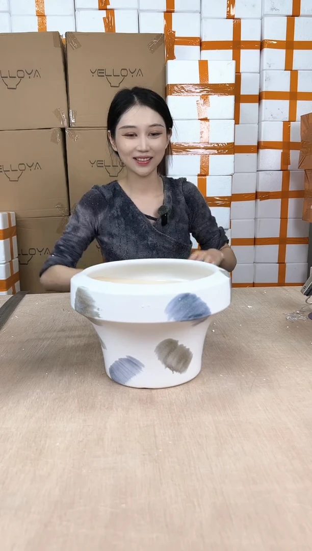 火锅刷色白小号18x15