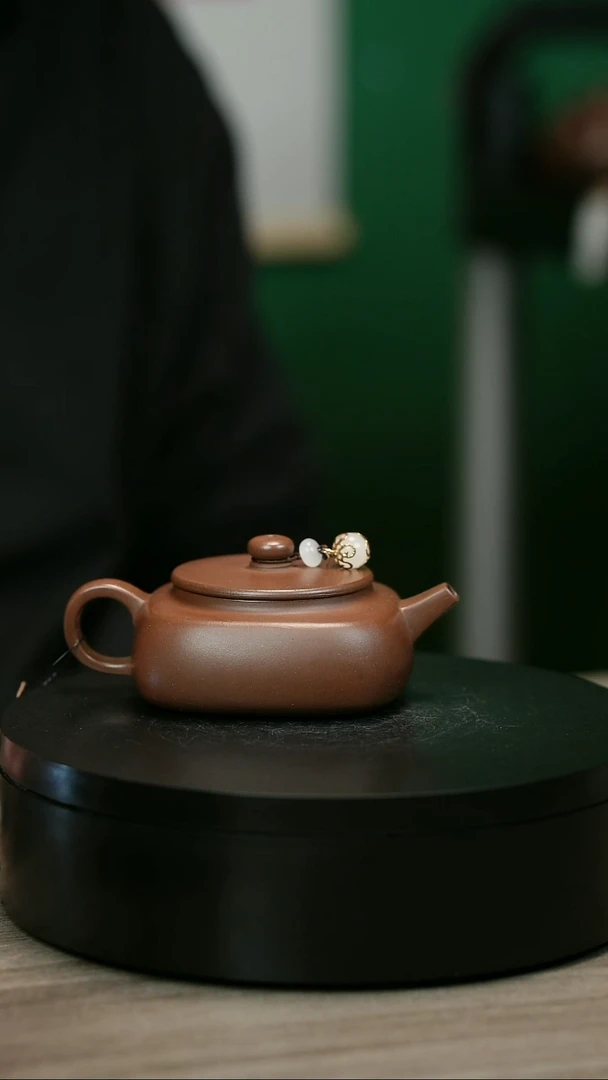 茶壶紫砂C*H2103赵信军光素天圆四方