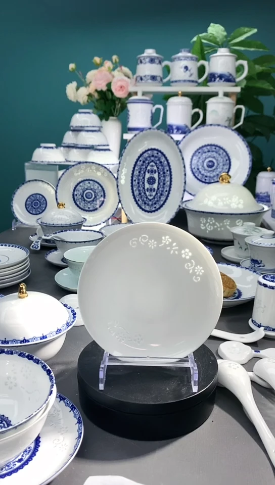 【闪购商品】陶瓷影青小汤勺5个