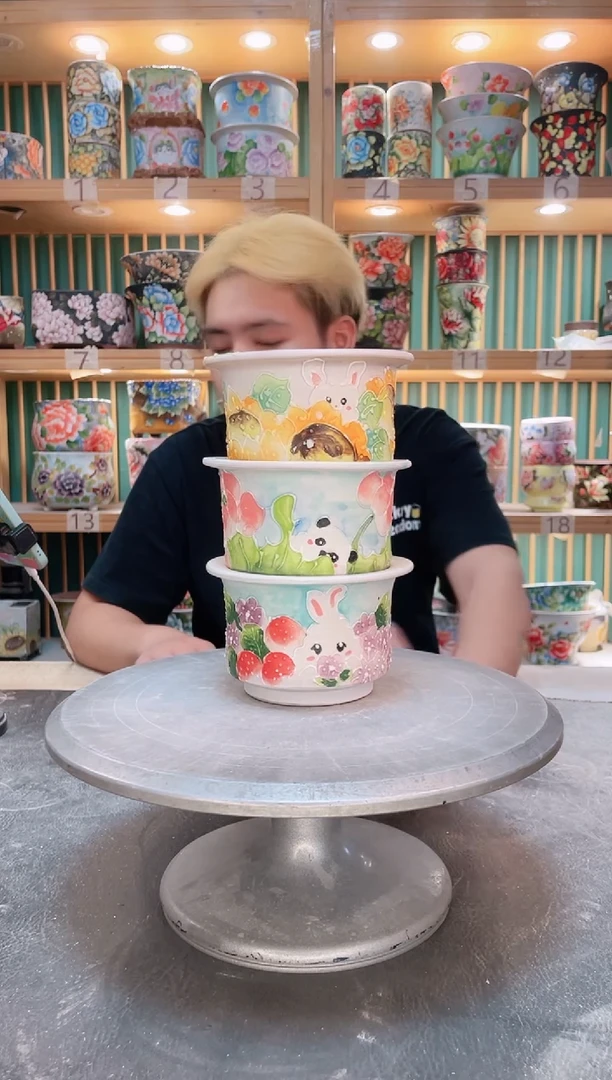 紫砂花盆默认微瑕一物一拍1014-465