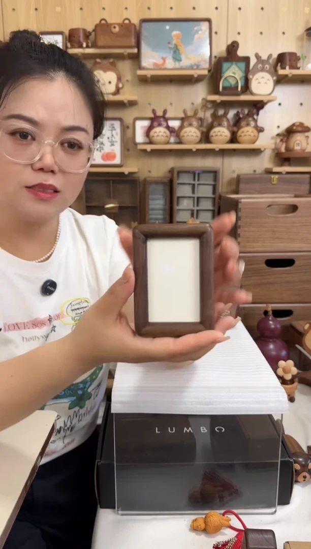 木北美黑胡桃三寸相框