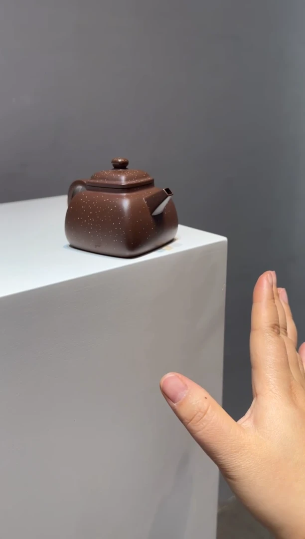 茶壶紫砂天*四方坦然 铺砂