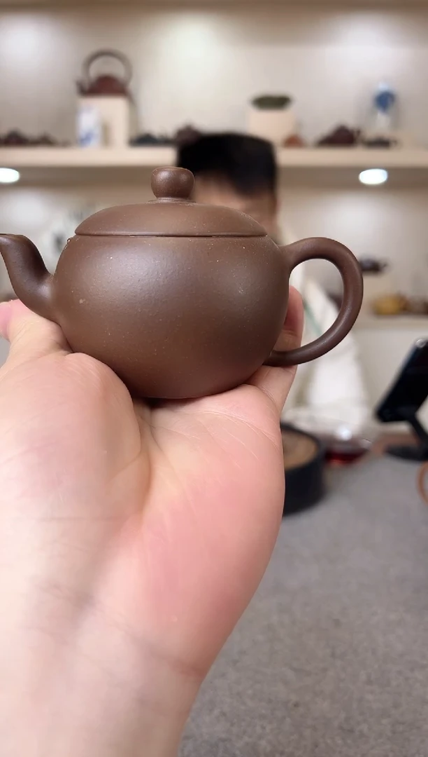 【闪购商品】紫砂茶壶圆意 紫泥 半手工