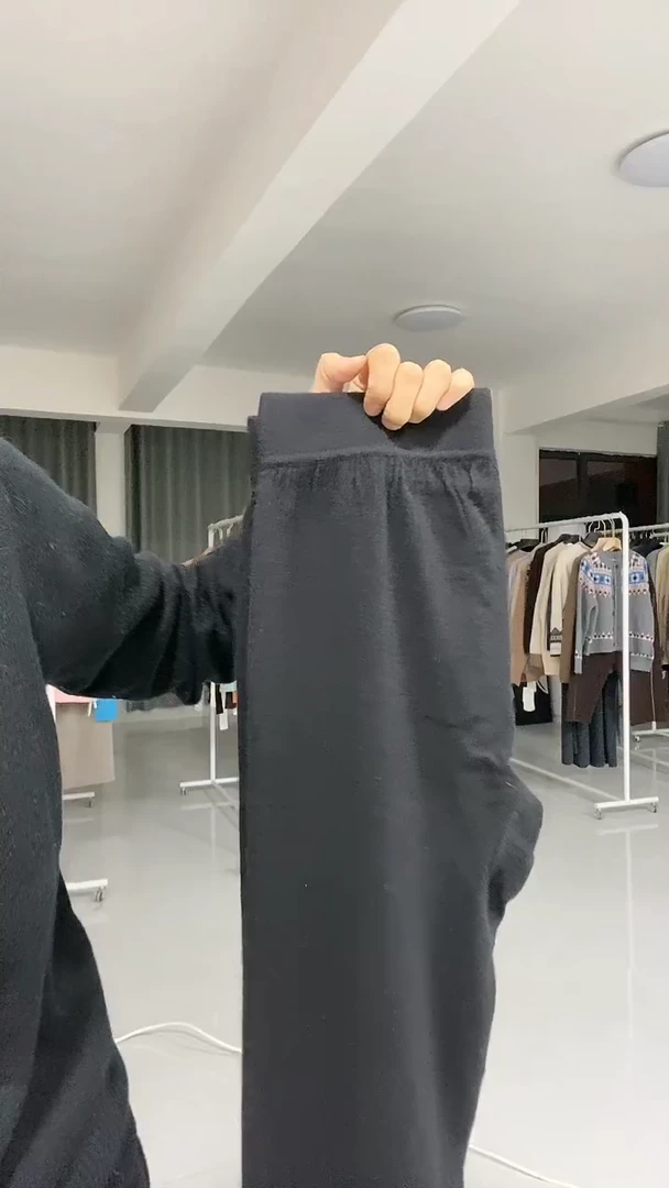 咖色纯羊绒打底裤小码