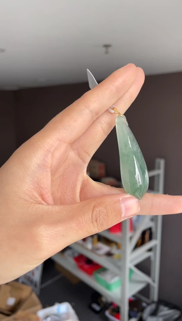 吊坠(不含链)未镶嵌翡翠天然缅甸A货翡翠