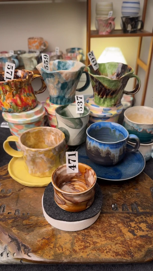 杯子471景德镇颜色釉主人杯