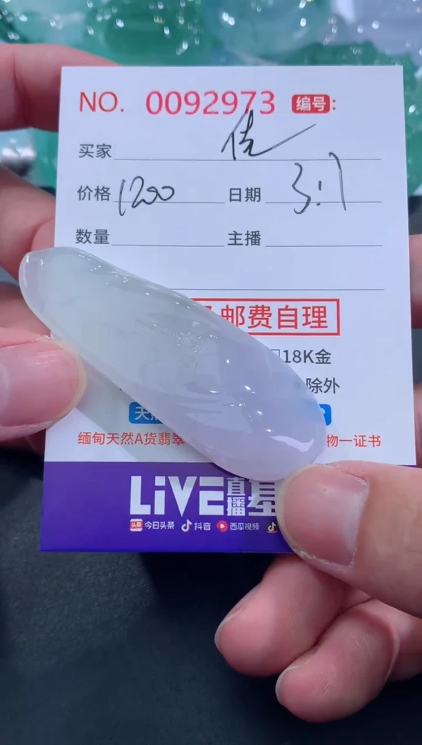 【闪购商品】翡翠未镶嵌颈饰佳