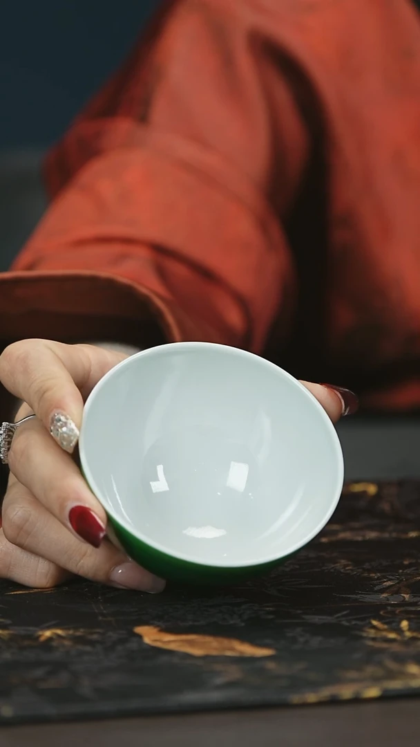 【闪购商品】瓷唐里郎窑绿小杯杯