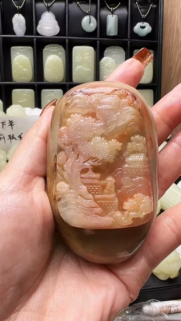 石材温****3奇石、手把件