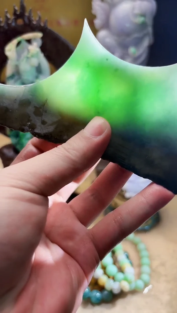 未镶嵌挂件翡翠A货张麦9650