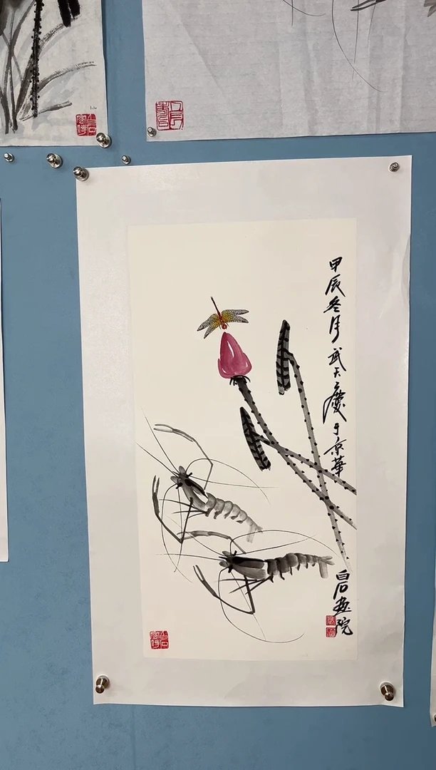 【闪购商品】国画武天庆墨叶荷花