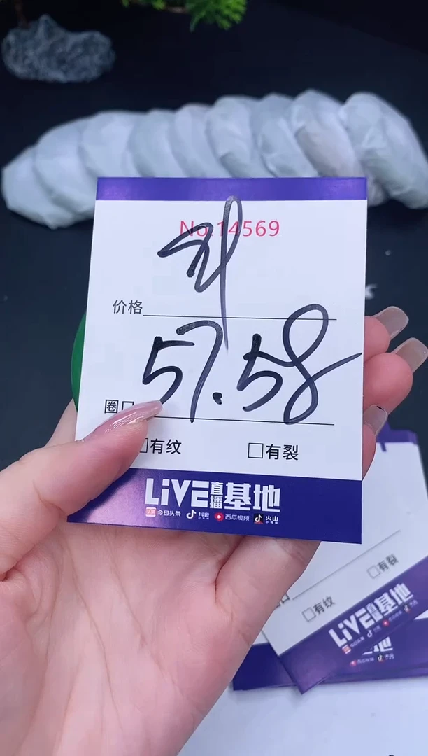 未镶嵌手镯翡翠14569