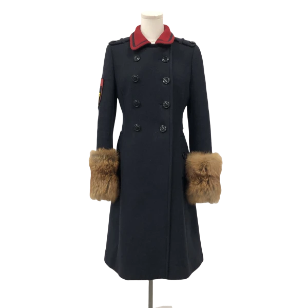 妃鱼/谬谬/羊毛/大衣/95新/z零一一八