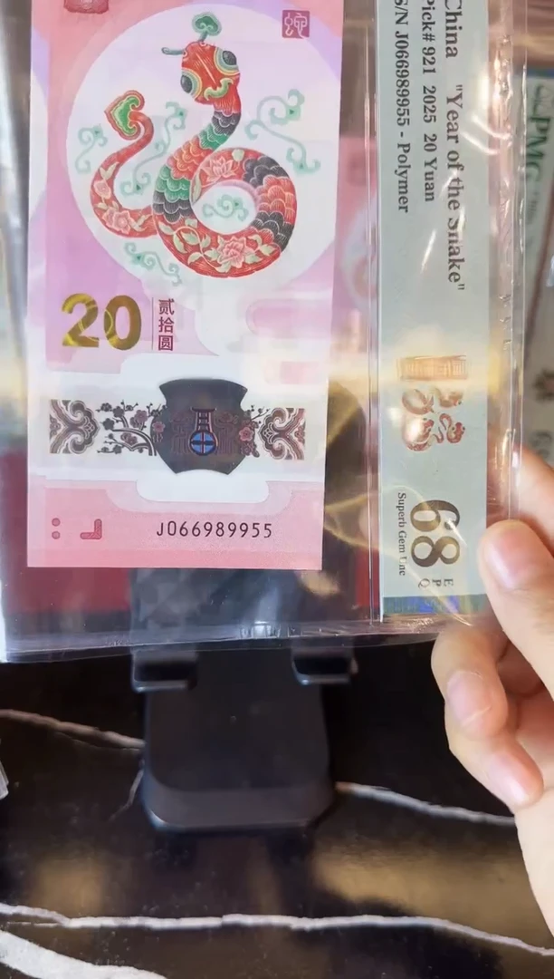 塑料2025 蛇钞 单张 066989955