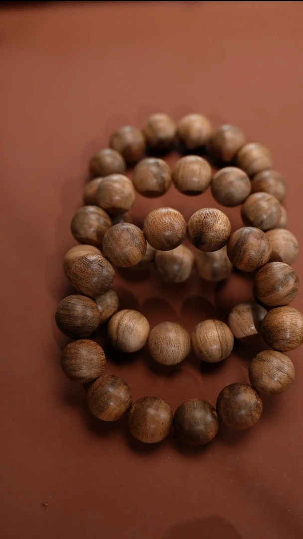 沉香手串【蒙】CLX1055文莱天然沉香手串多样性发一