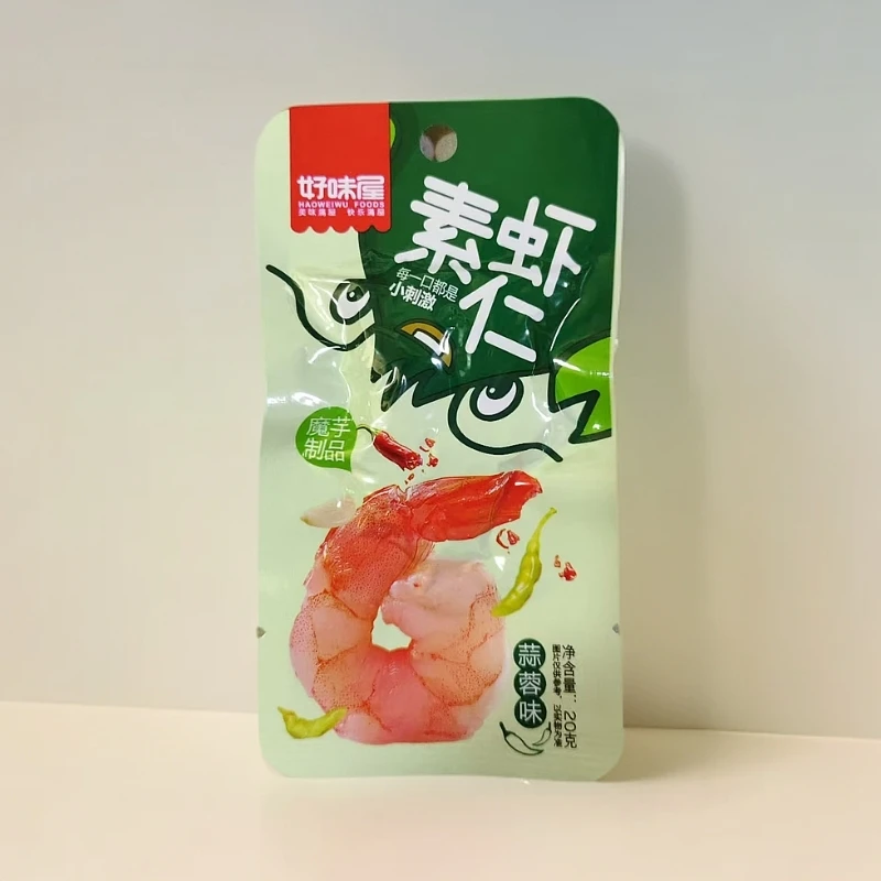魔芋爽素虾仁即食解馋香辣网红休闲小零食